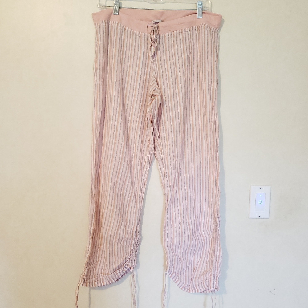 Victoria's Secret Stripped PJ Pant Medium